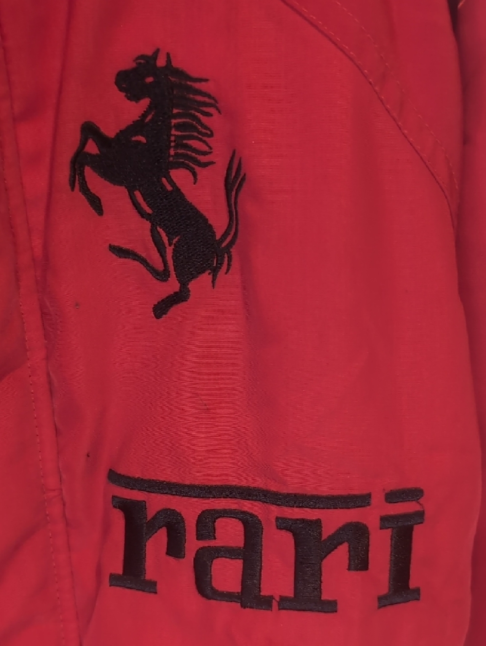 Boys Ferrari Red Racing Jacket - Picture 5 of 10